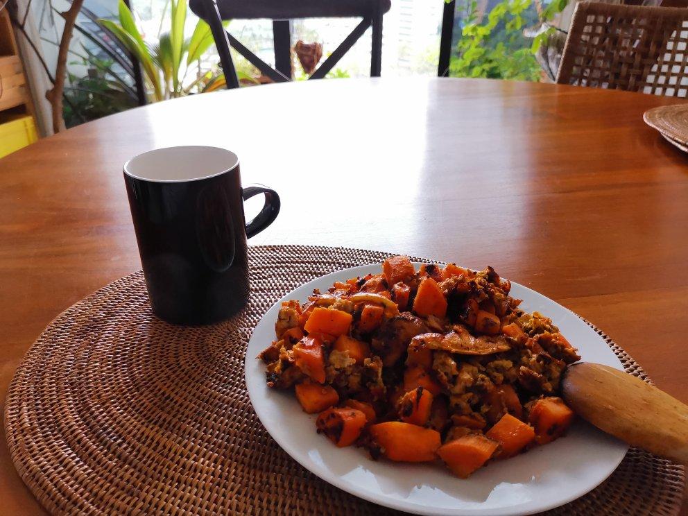 Green curry Omenlette