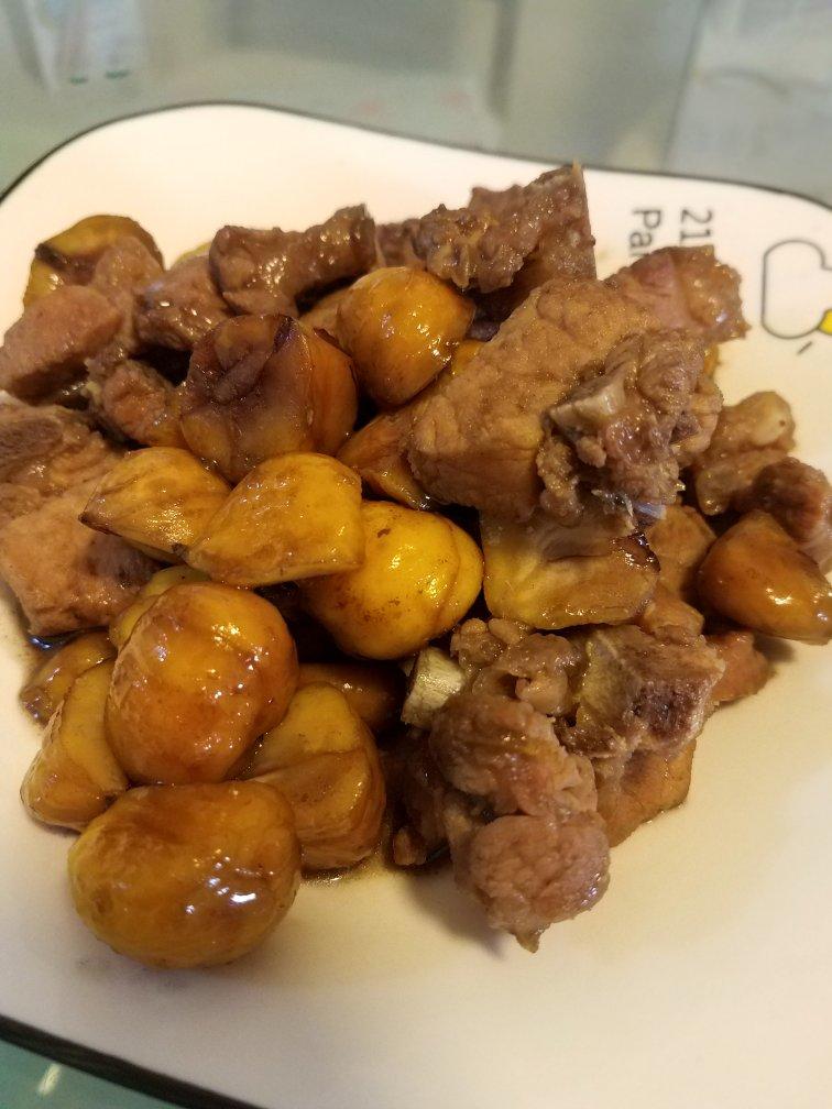 板栗烧排骨