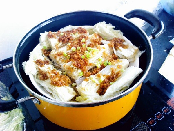蒜蓉粉丝蒸娃娃菜