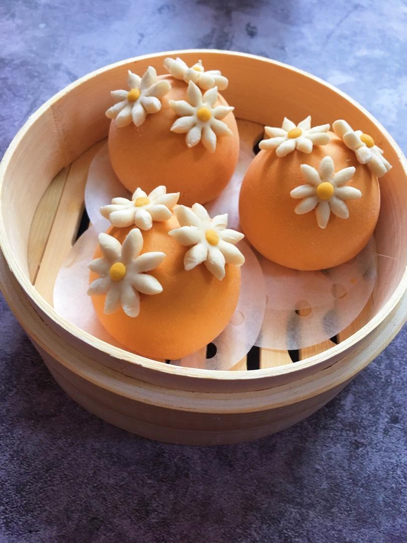 春日食光～艾香原创流沙花包（一次发酵详细版）