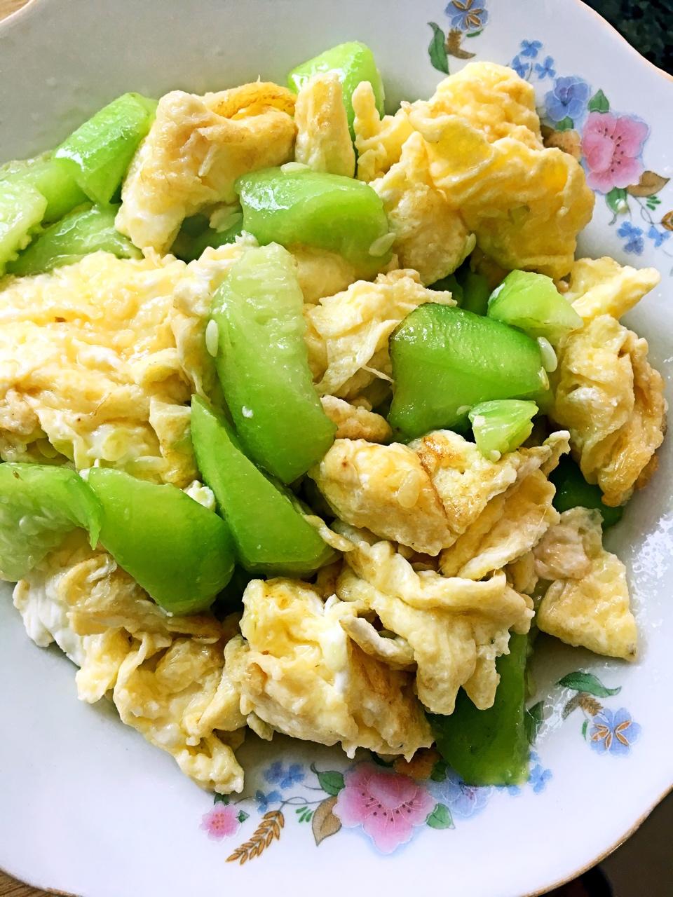 丝瓜炒蛋