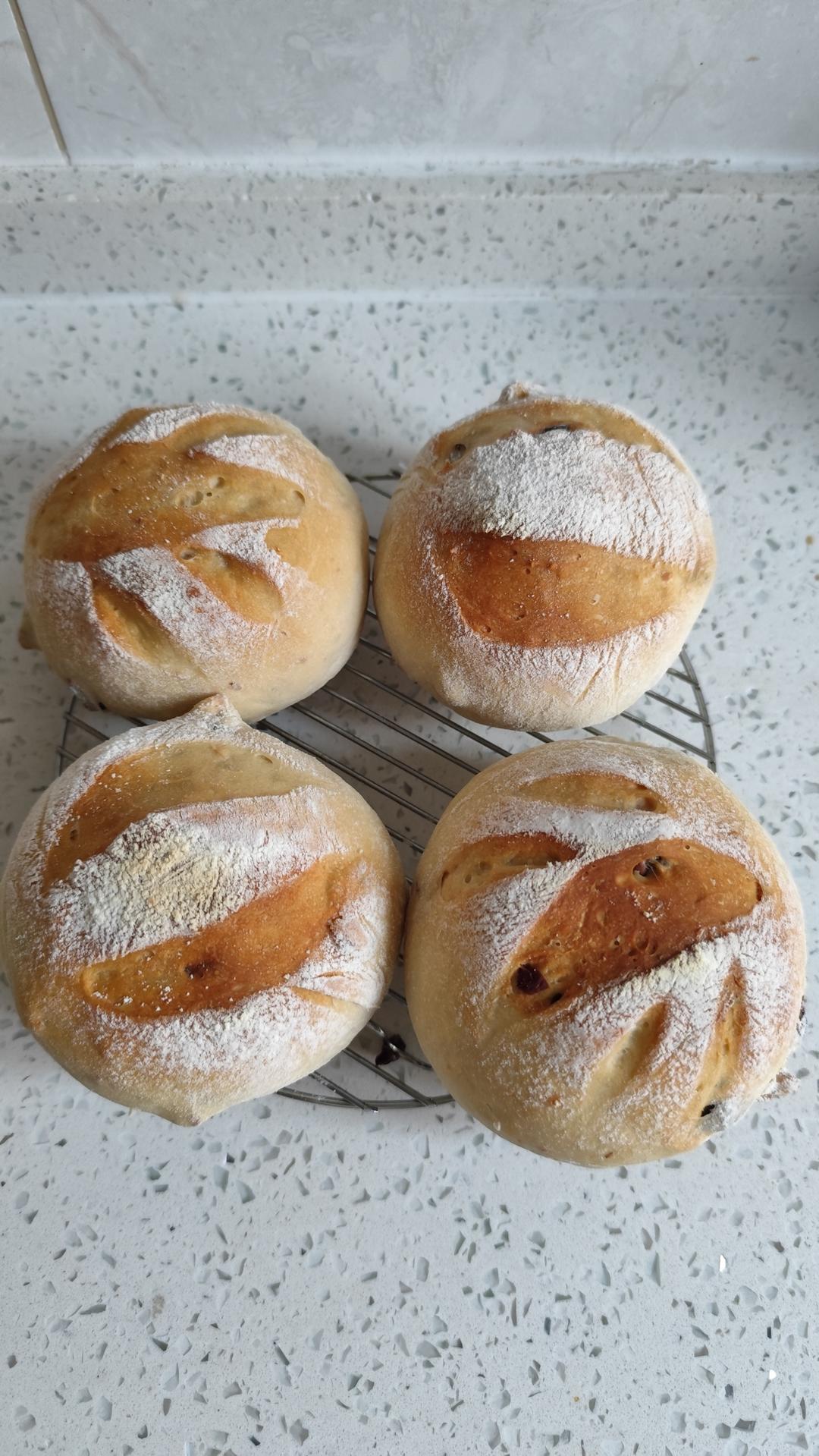 蔓越莓软欧包（揉面简单，橄榄油替代黄油更健康）