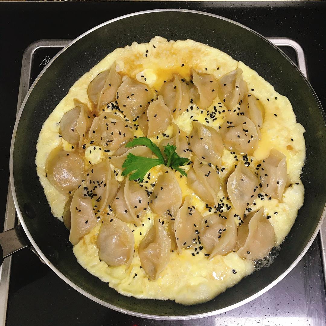 懒人快手抱蛋煎饺