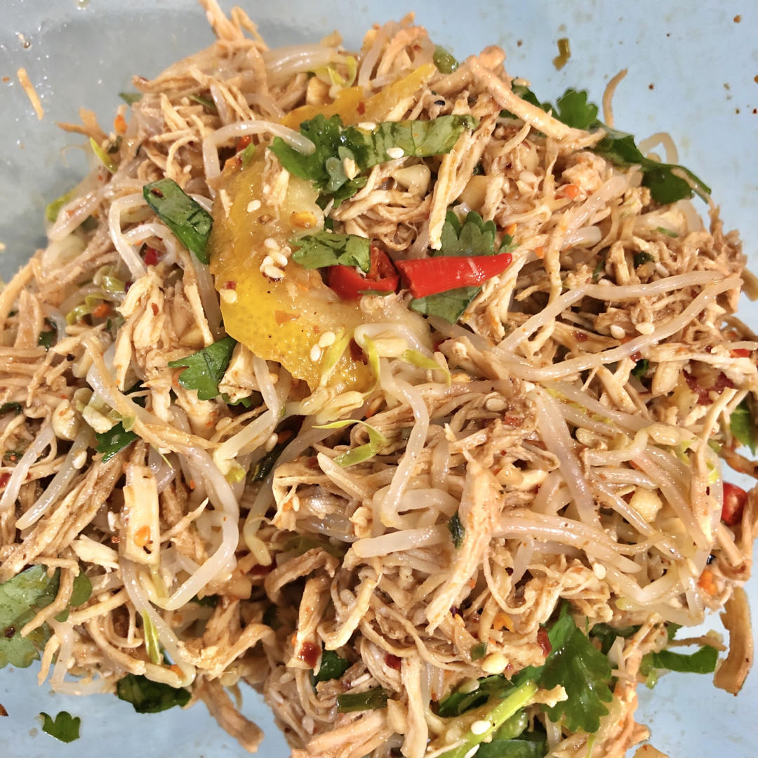 ✅ 第6道快手低脂菜✨清爽美味的柠檬鸡丝🍋鸡胸肉满分吃法💯