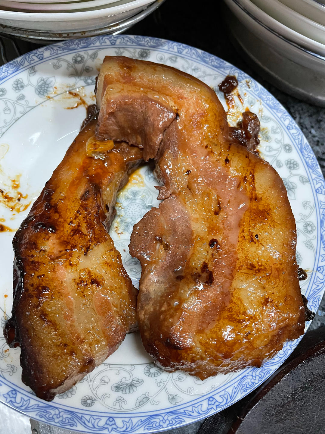 （电饭锅版）蜜汁叉烧五花肉
肥而不腻好好味