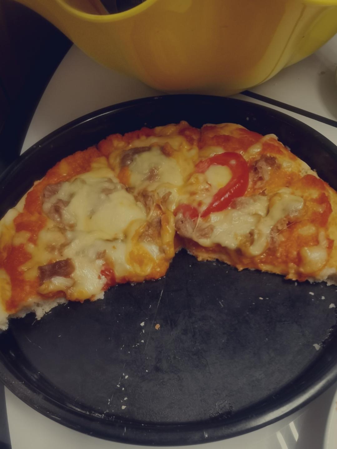 被惊艳到❗️一口爱上❗️超薄玛格丽特披萨🍕