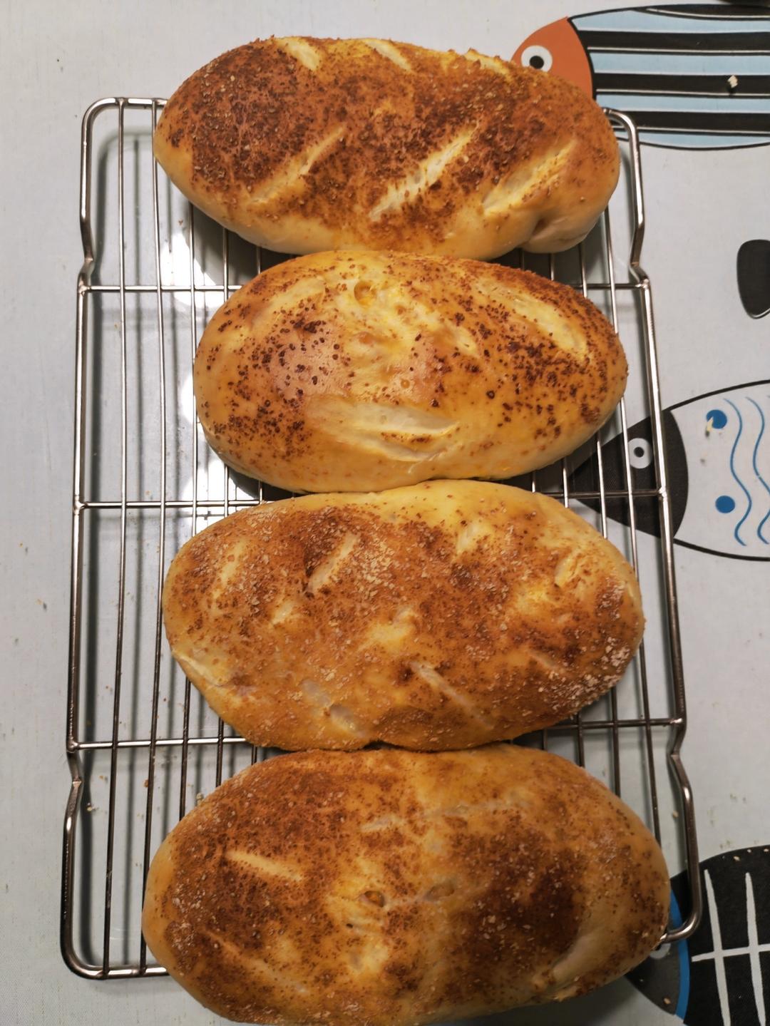 芝士新奥尔良鸡肉软欧包