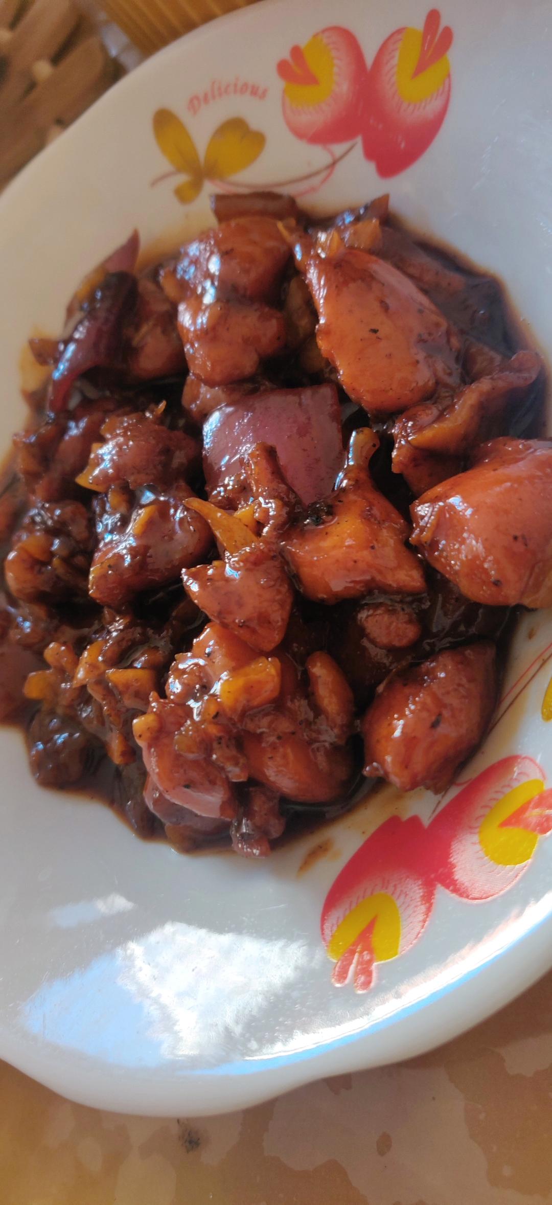 蒜香蜜汁鸡腿肉/好吃巨下饭