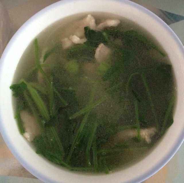 菠菜粉丝羊肉汤