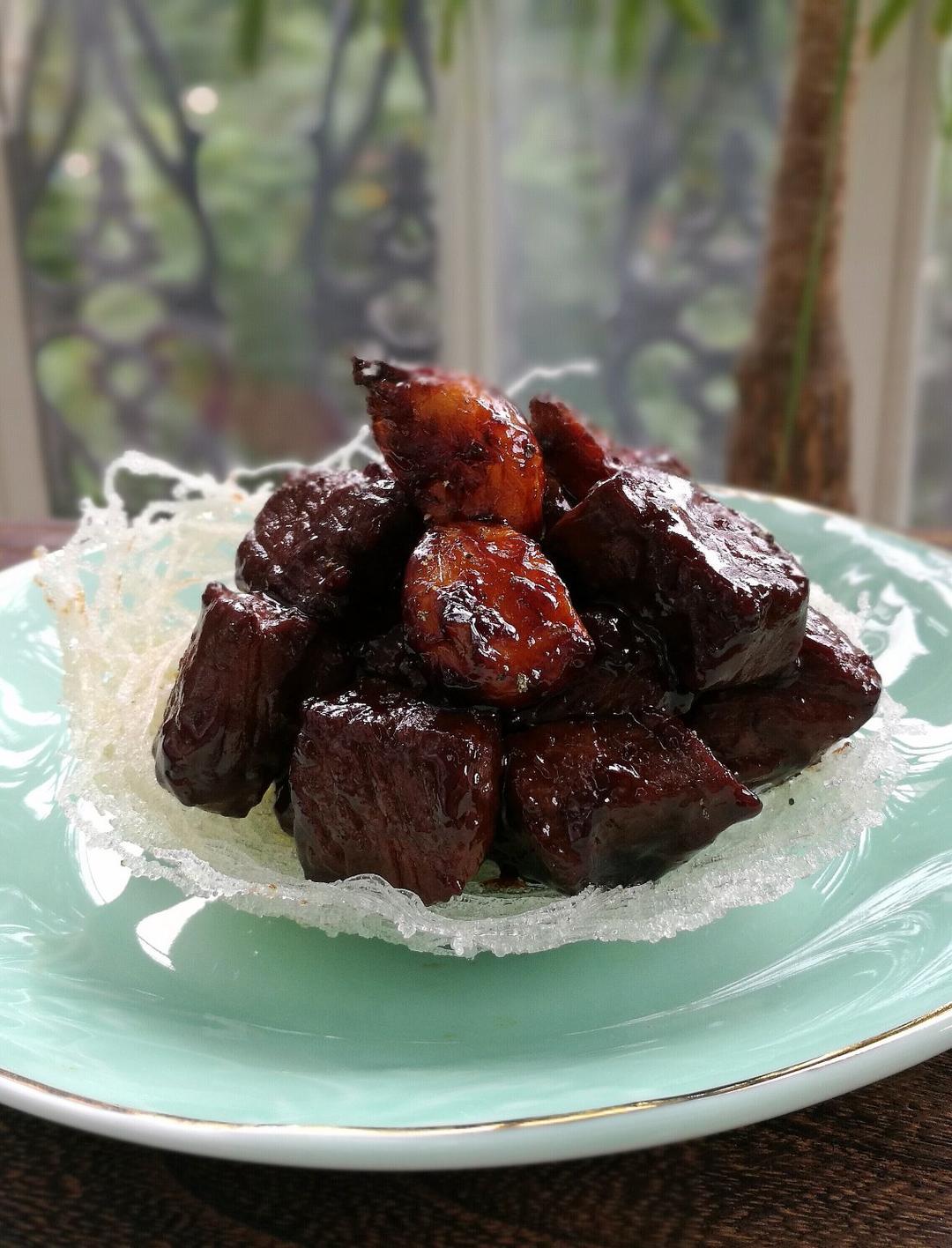 黑蒜子牛肉粒