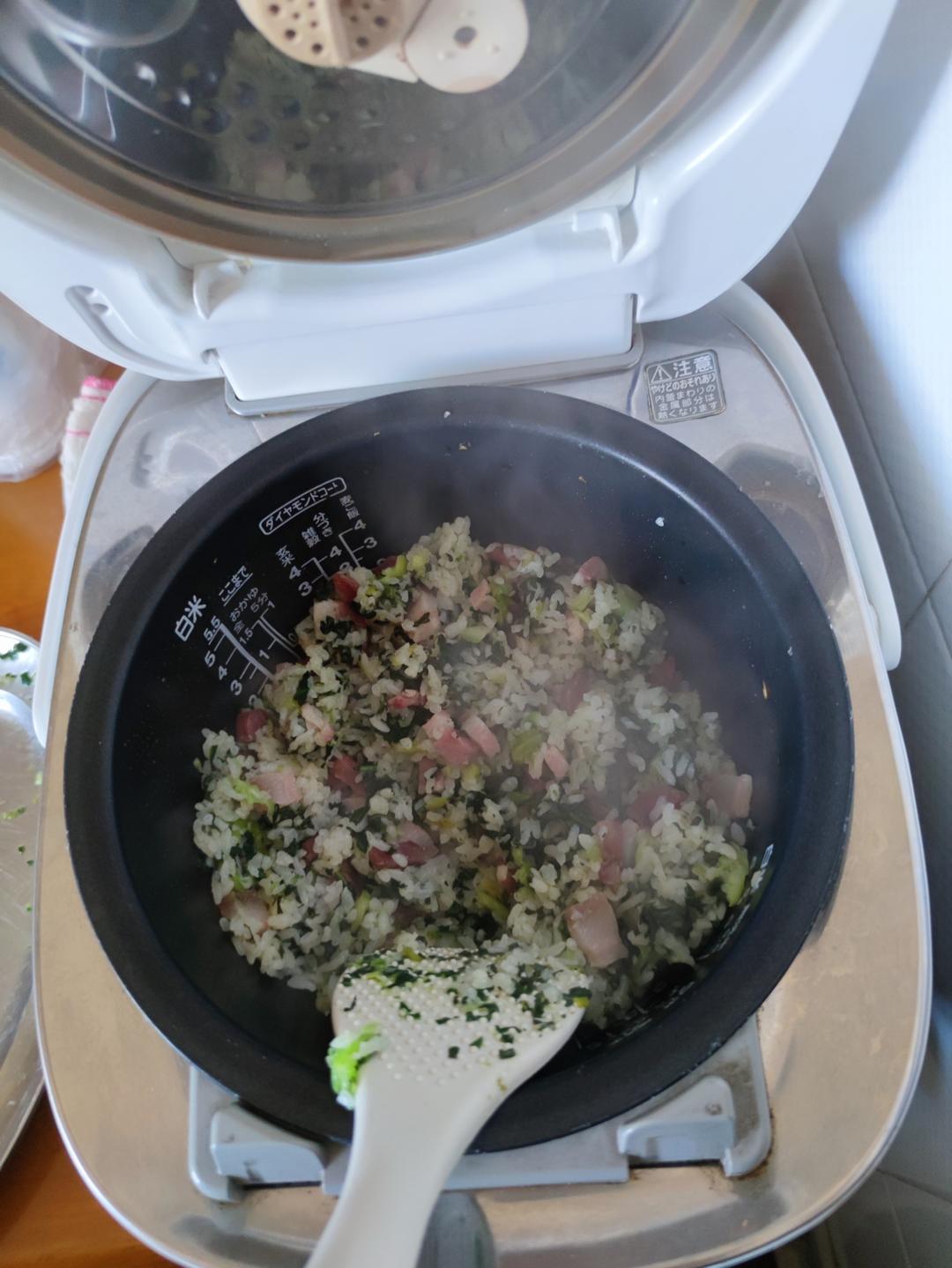 电饭煲咸肉菜饭