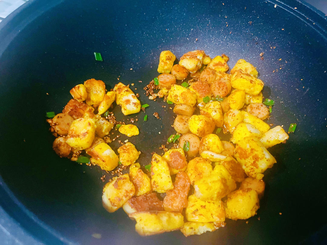 孜然馒头粒的做法