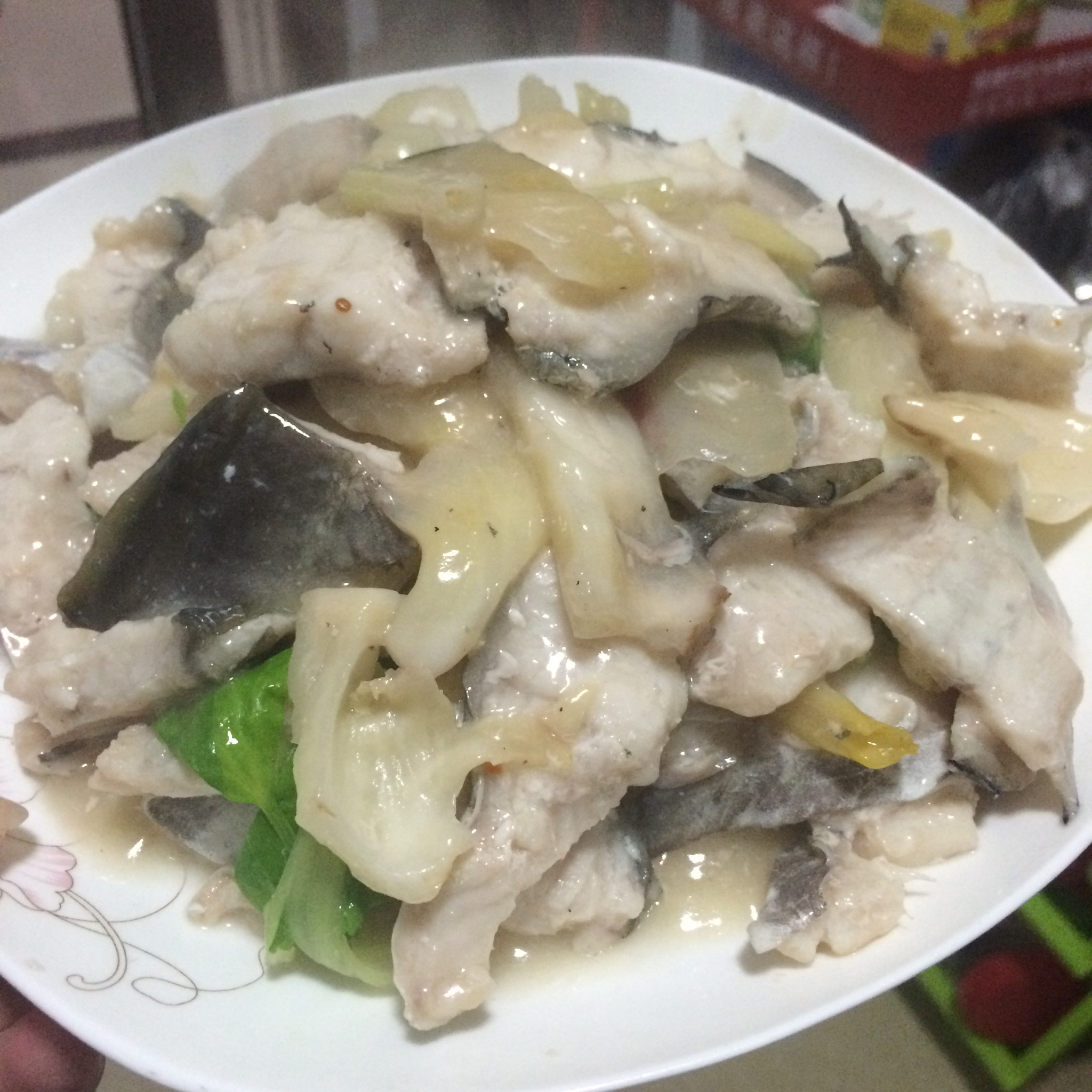 鳗鱼炒咸菜