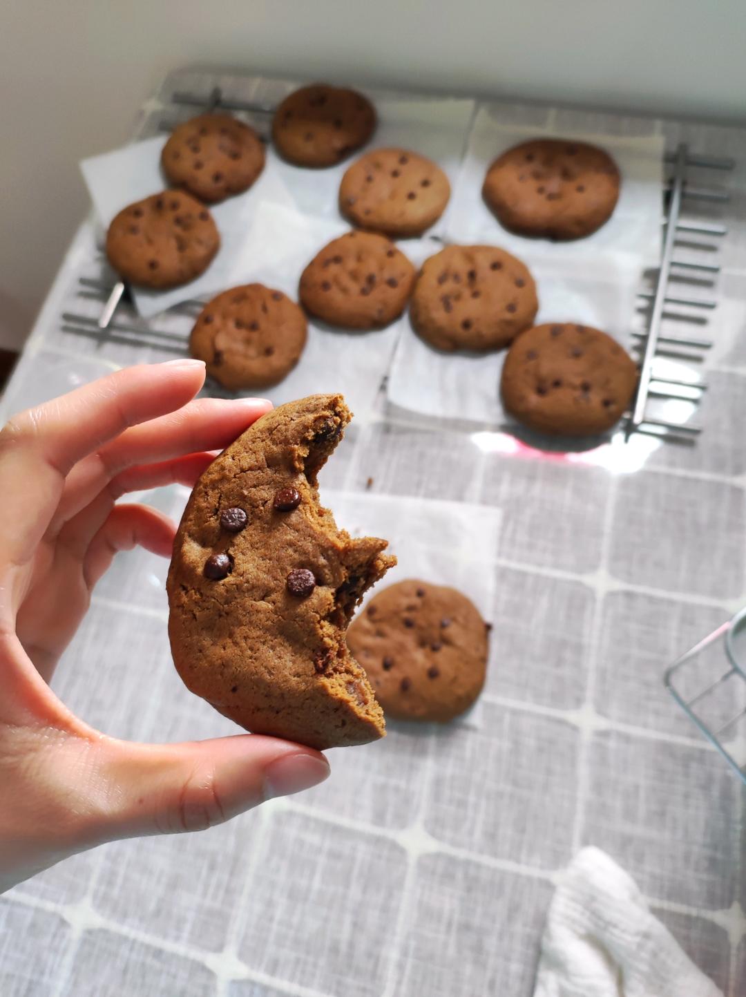 chocolate chip cookies美式超大巧克力软曲奇