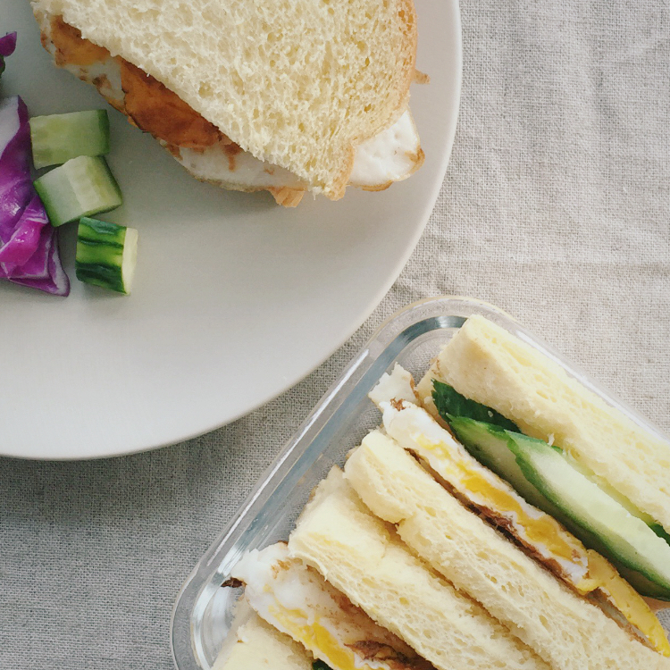 红黄绿的呼唤：黄瓜鸡蛋三明治