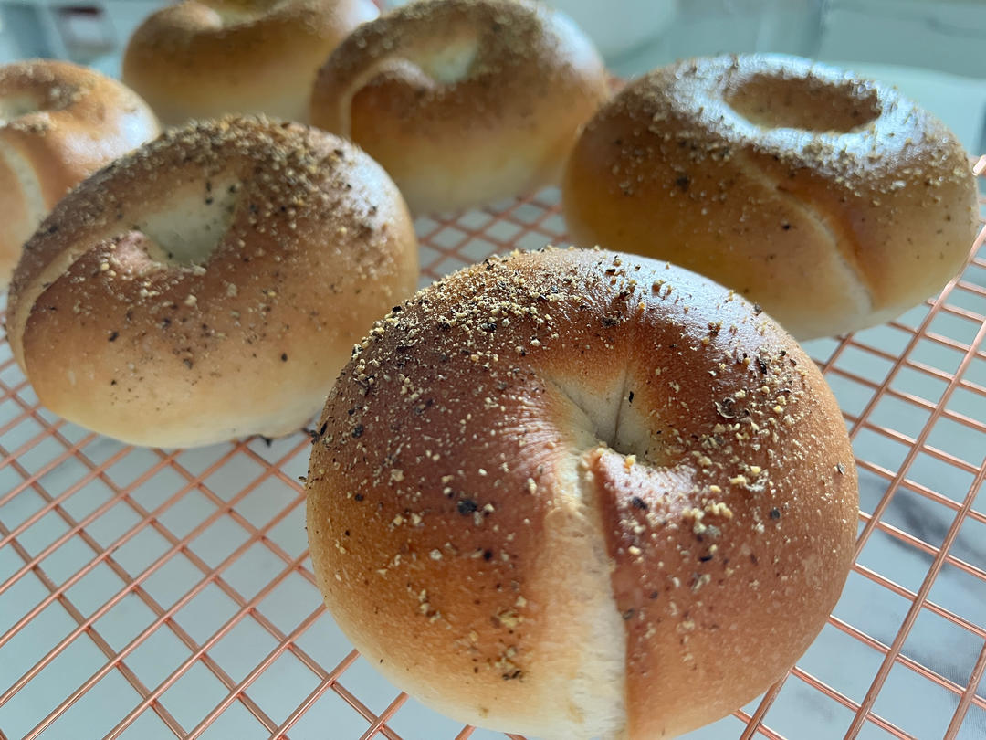 原味贝果🥯/黑芝麻贝果🥯