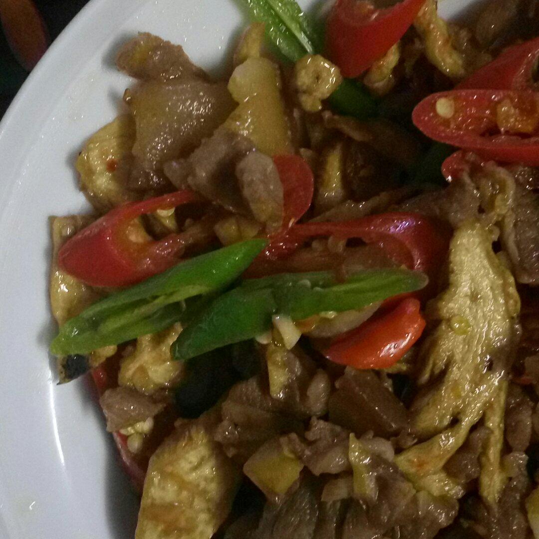 冬至萝卜炒肉