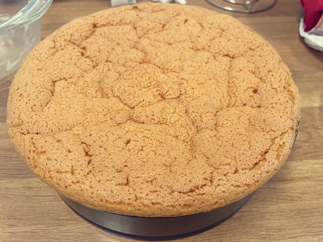 8寸戚风蛋糕（完美不开裂）