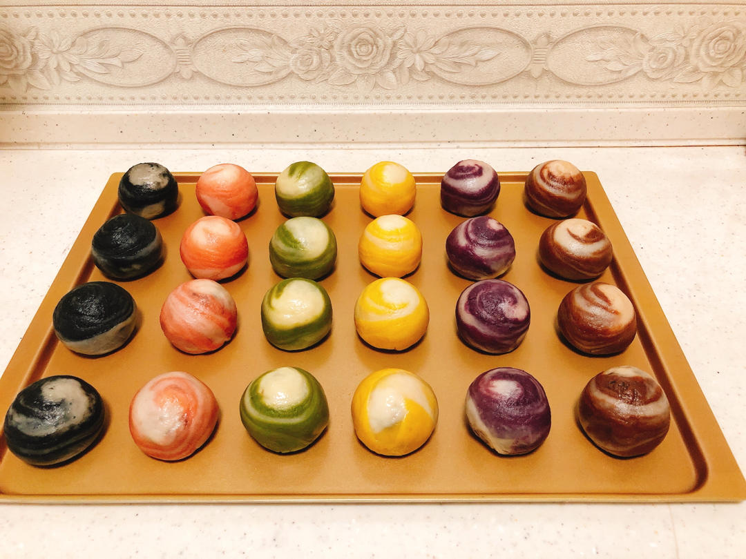 高颜值美味星球蛋黄酥！