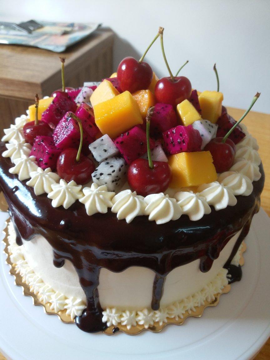 抹面＆淋面：春日缤纷奶油蛋糕