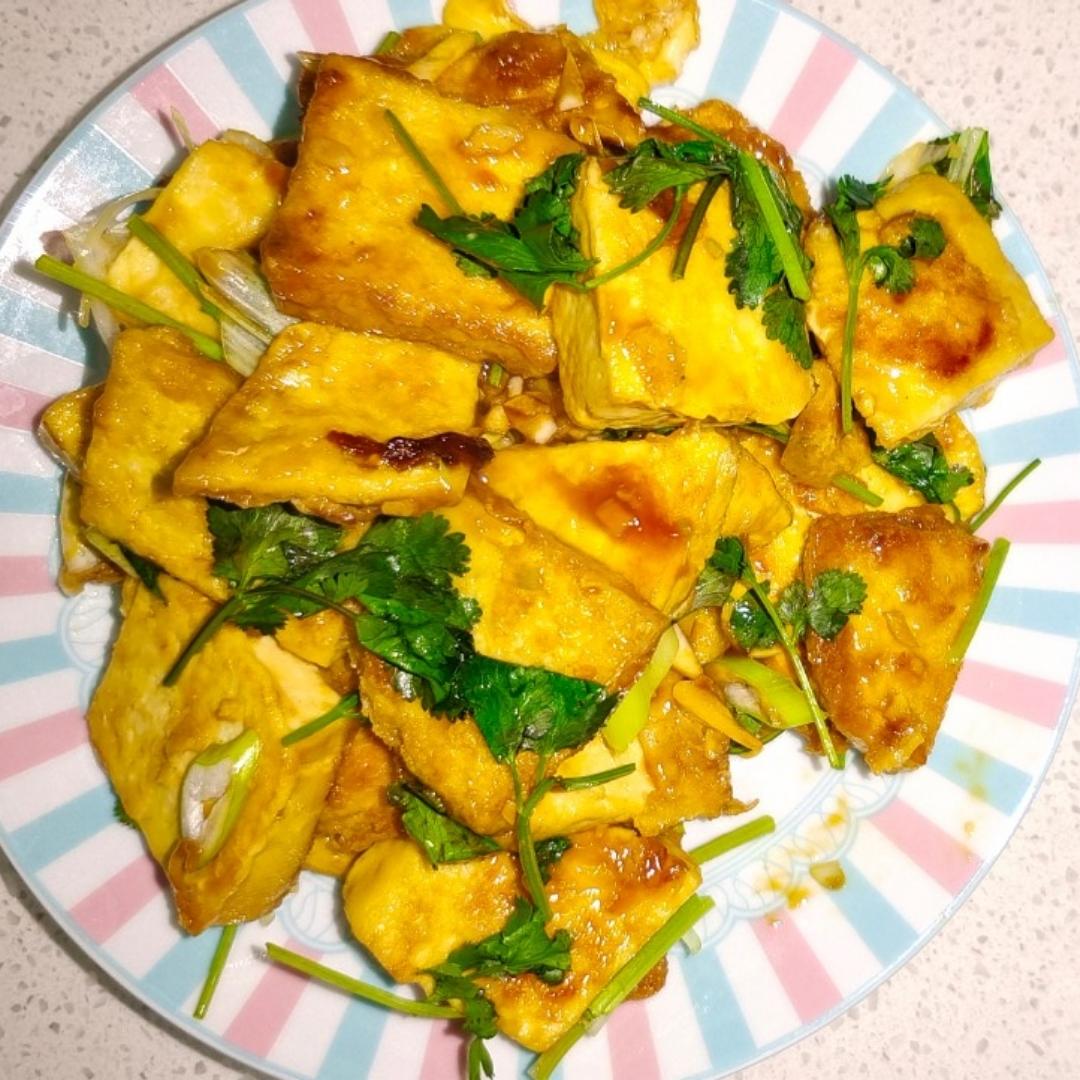 无敌好吃的香煎豆腐