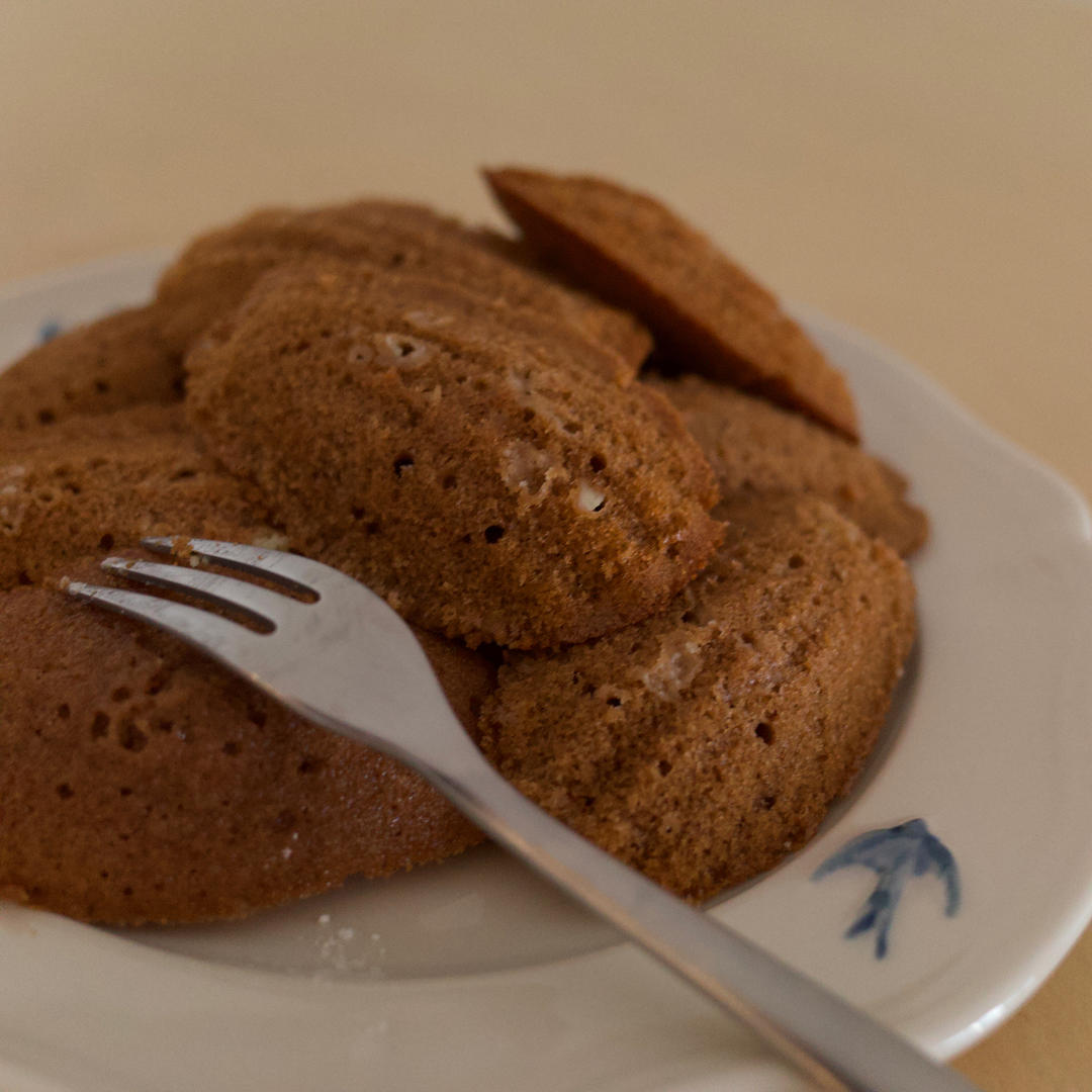 焦糖巧克力玛德琳