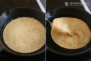 墨西哥玉米饼万用卷饼皮丨低碳生酮KETO的做法 步骤7