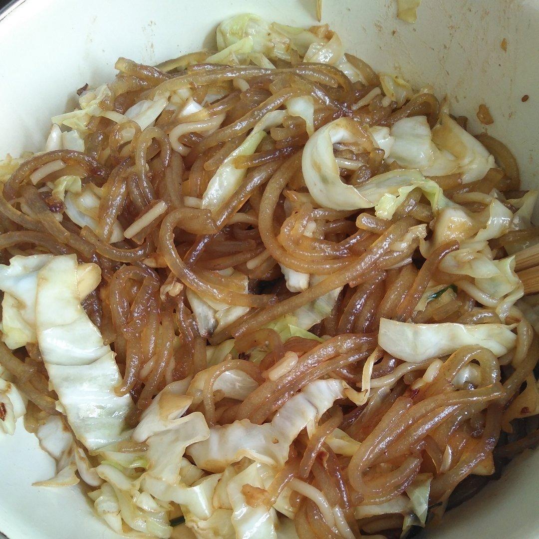 圆白菜炒粉条
