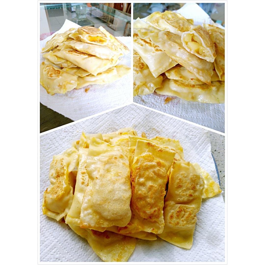 苹果派（馄饨皮版，三种做法）
