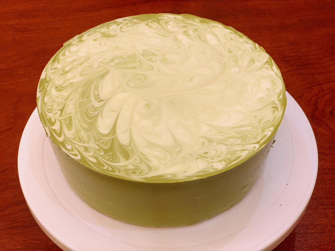 无需烤箱❗️零失败❗️抹茶大理石慕斯❗️入口即化