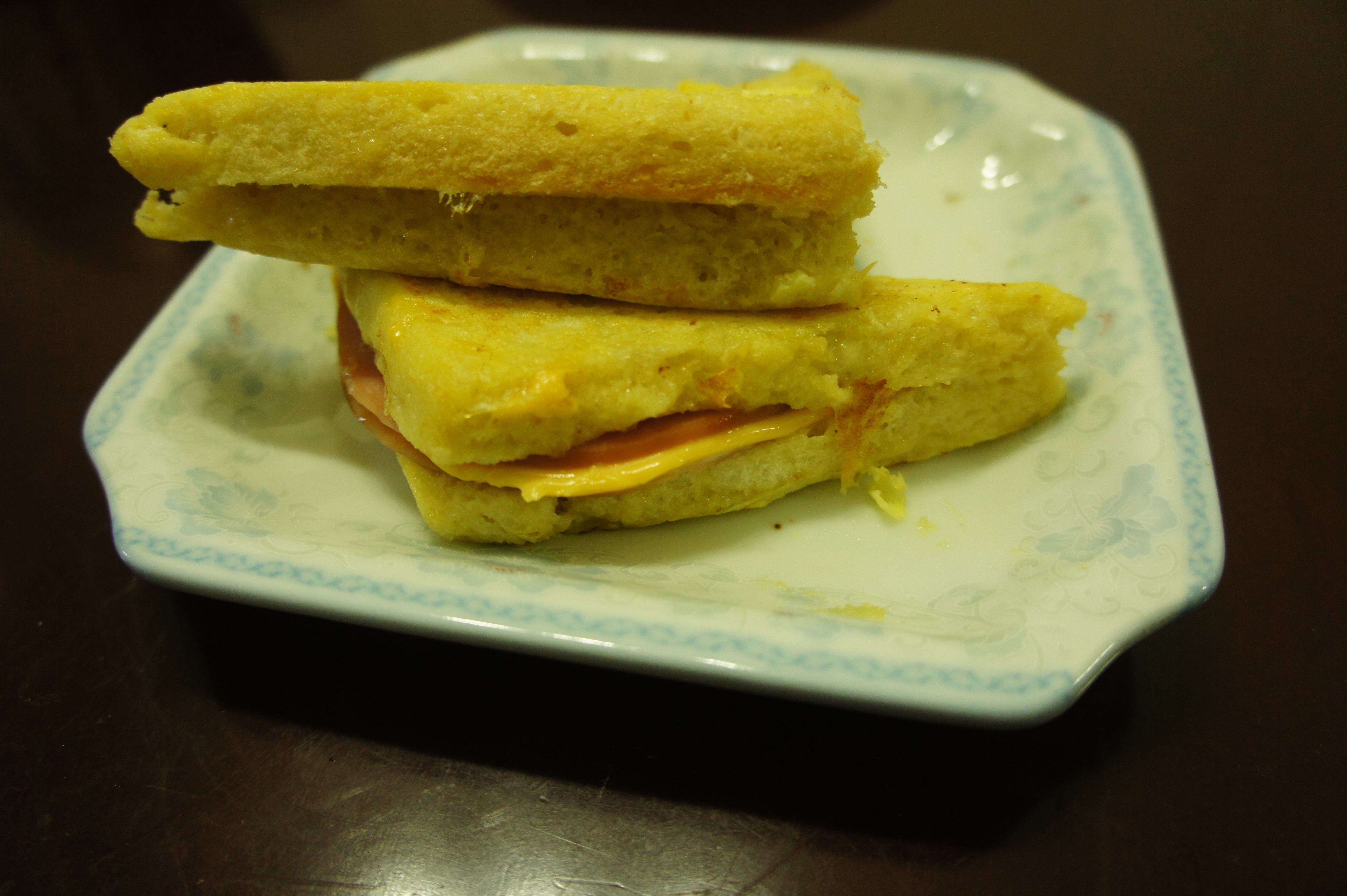 十分钟快手早餐【港式火腿西多士】