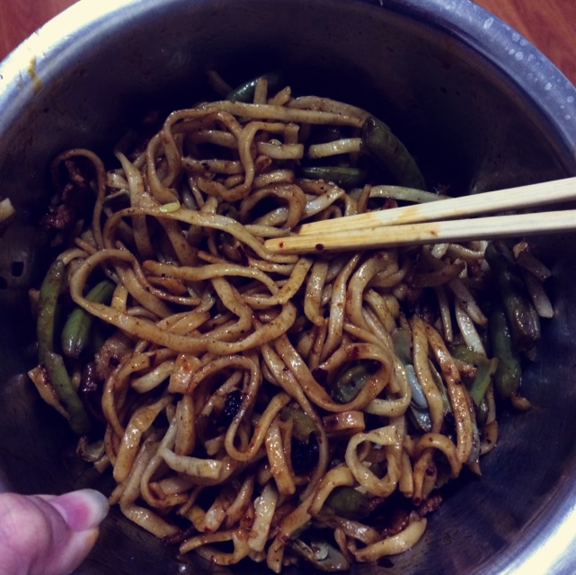 豆角焖面