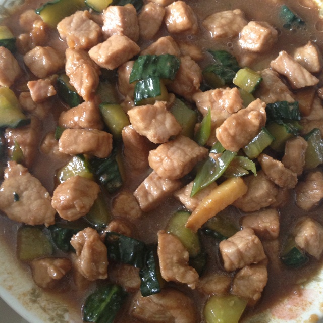酱爆肉丁