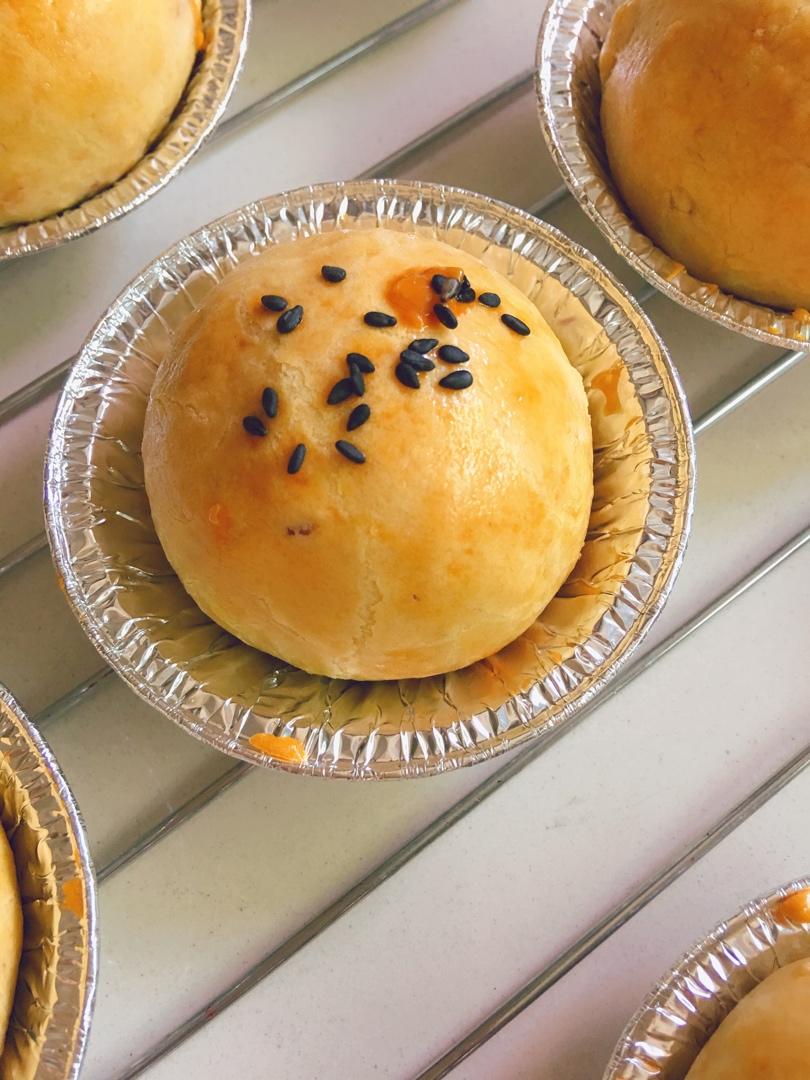 懒人版蛋黄酥（蛋挞皮版）