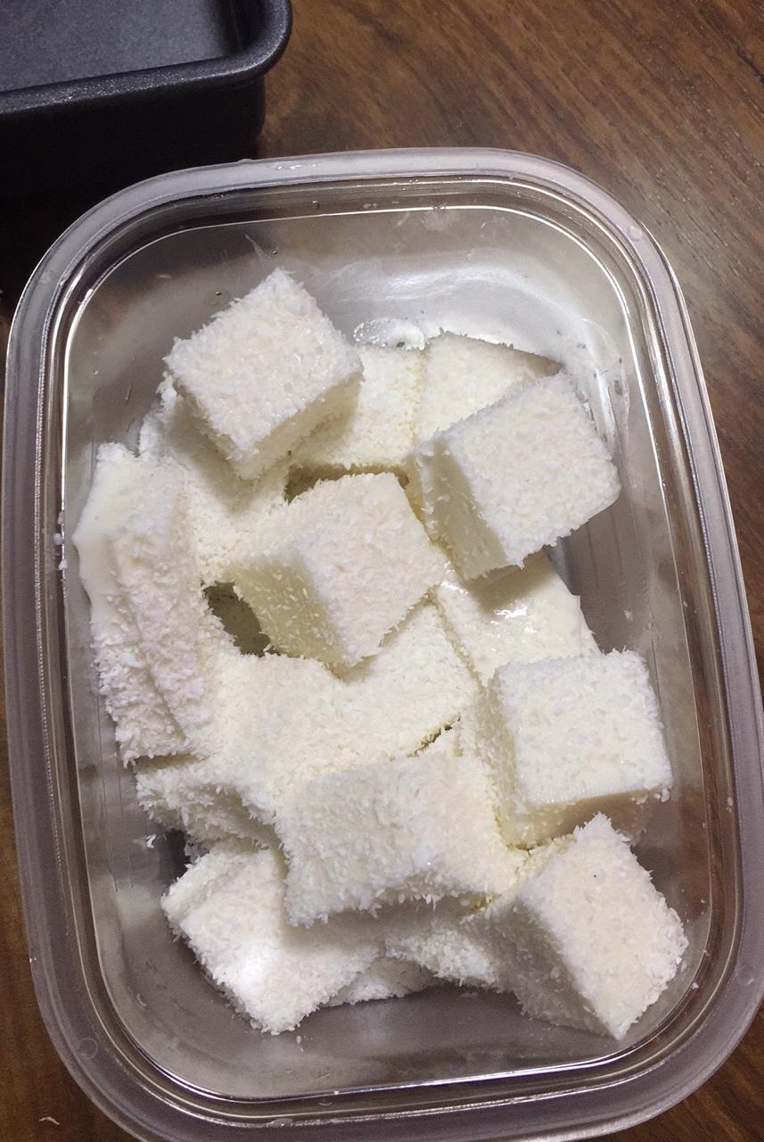 [无奶油]椰奶冻/椰丝小方