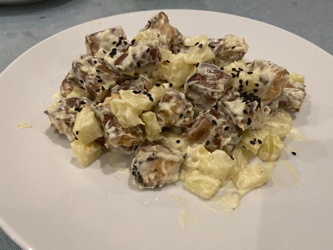 无油炸香酥泰味油条虾