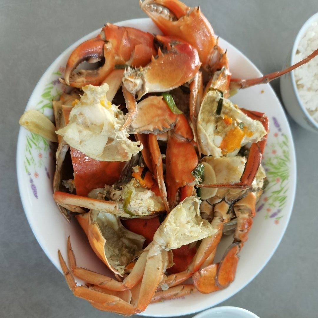 炒螃蟹（青蟹哦～）