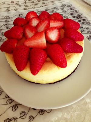 草莓芝士蛋糕的做法 步骤1