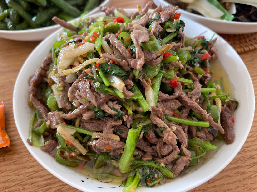 香菜牛肉