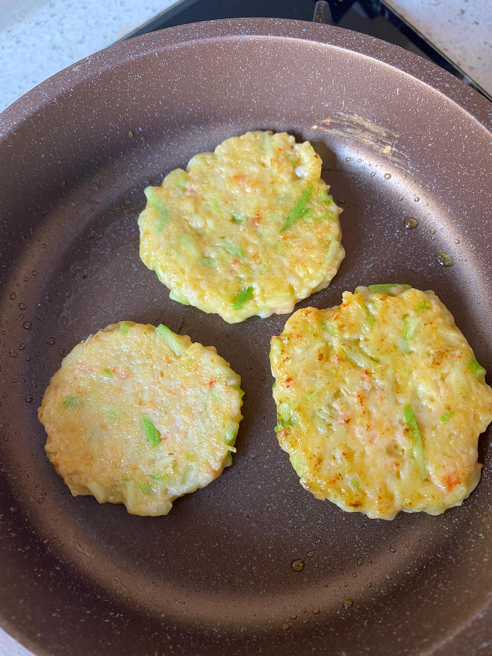西葫芦虾饼【宝宝辅食】
