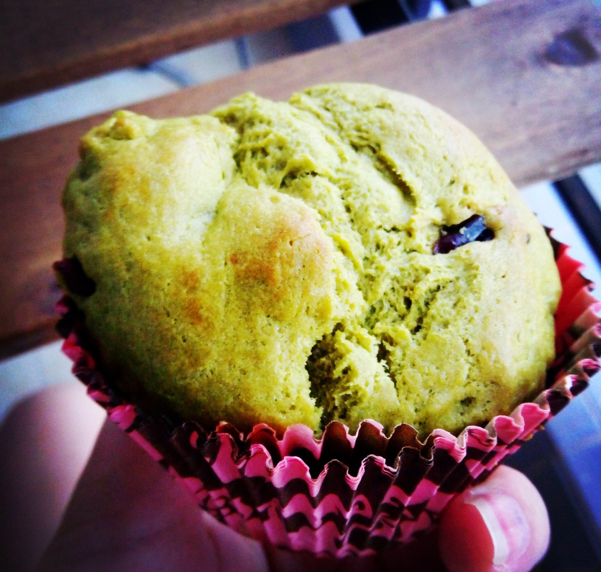 抹茶蔓越莓马芬 麦芬