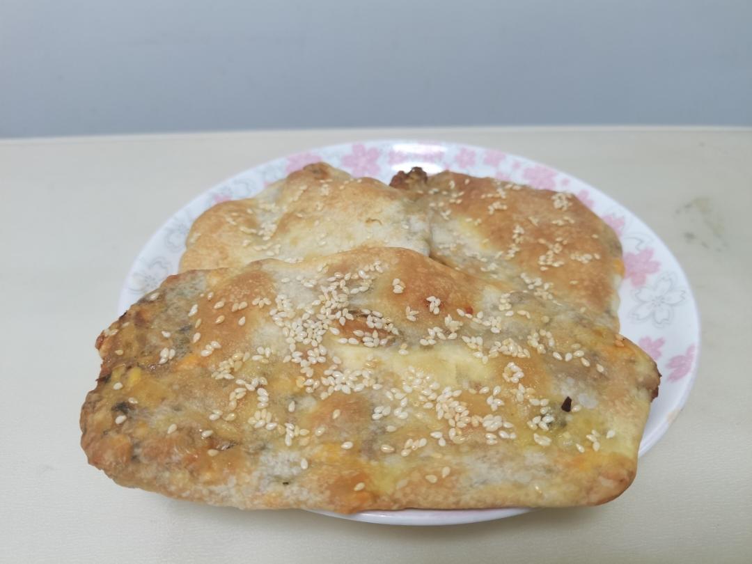 【简简厨房】梅干菜锅盔，梅干菜烧饼