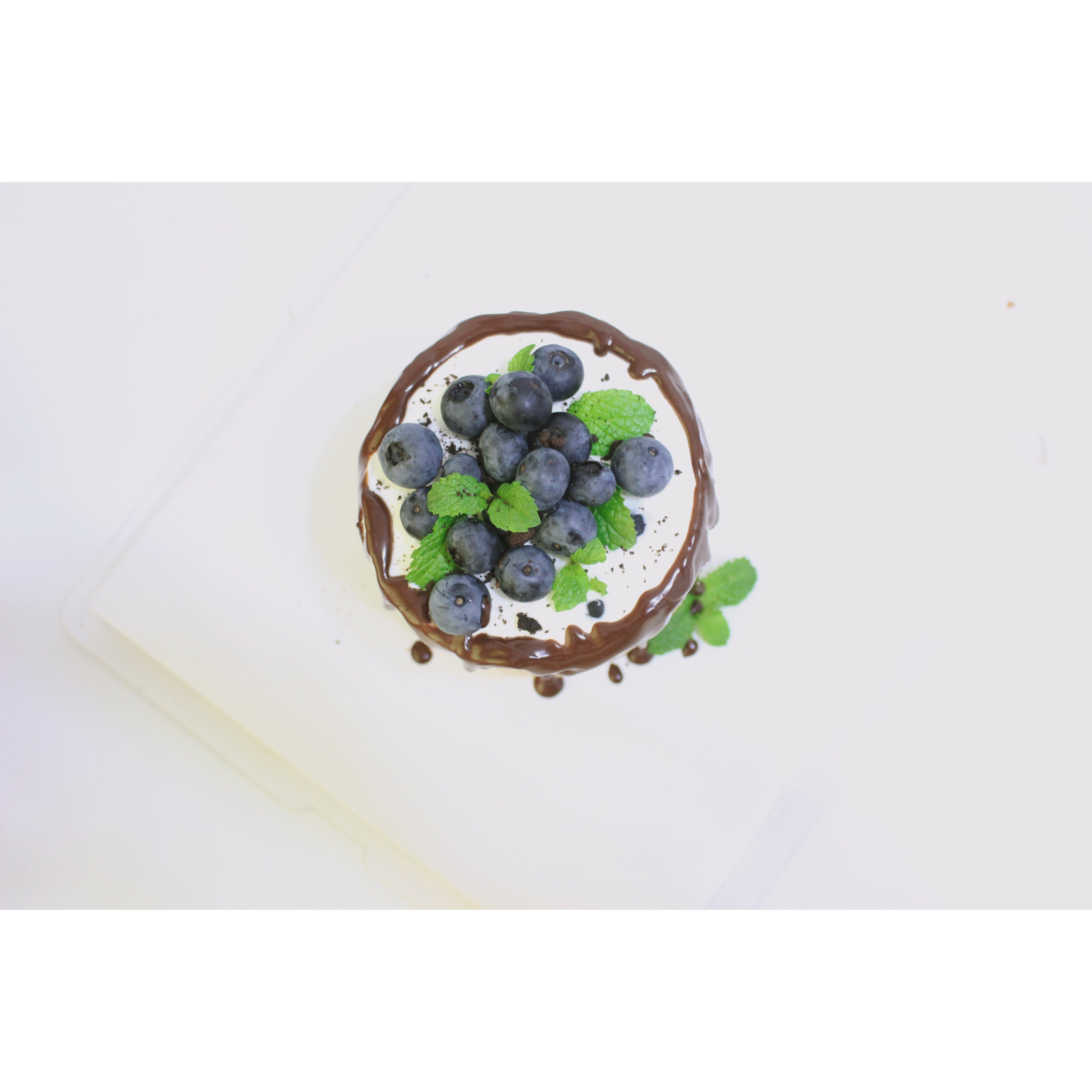 奶油可可戚风蛋糕（草莓蓝莓篇）