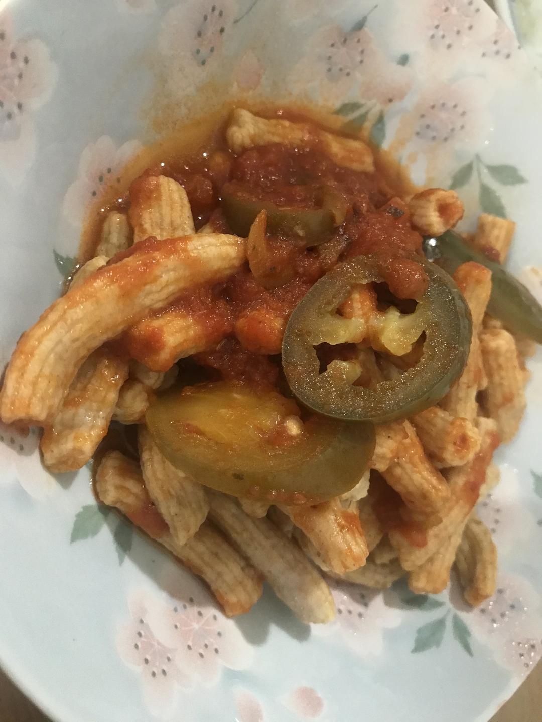 孕期食谱-100%全麦意大利通心面