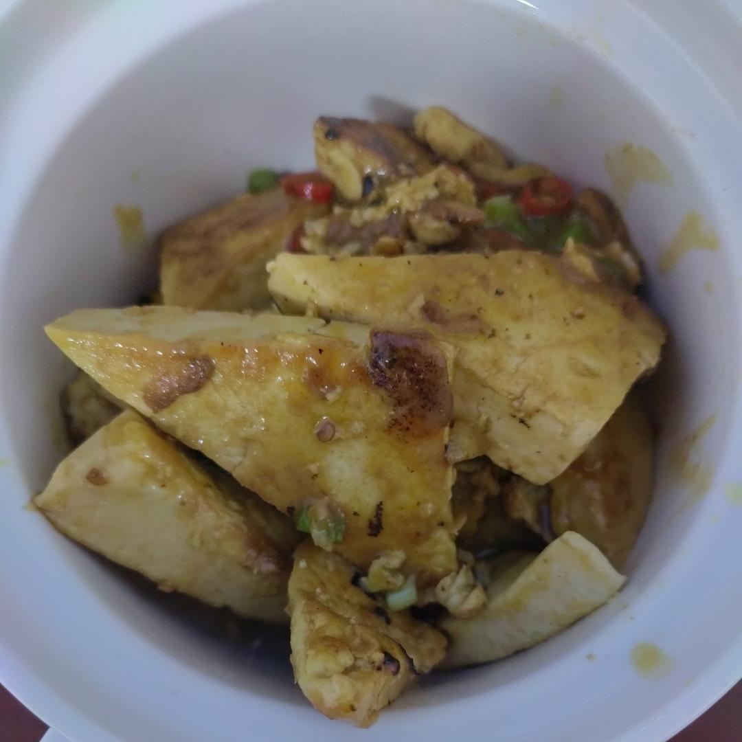 焖煎豆腐