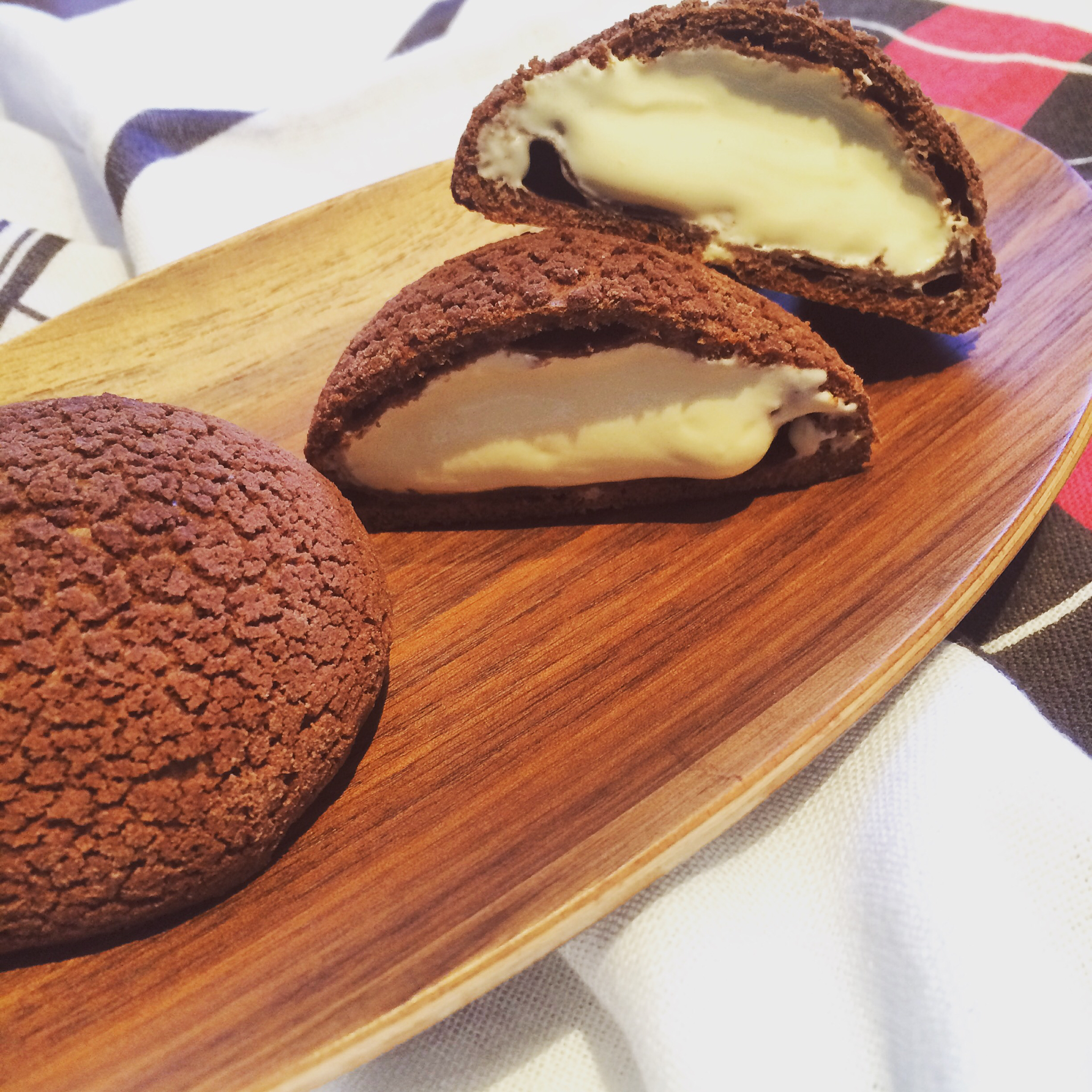 巧克力酥皮泡芙