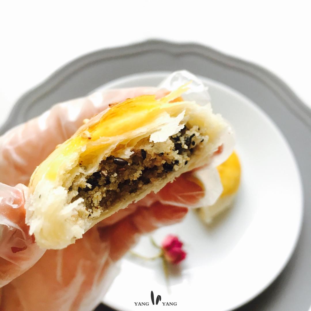 芝麻椒盐牛舌饼（北京小吃）