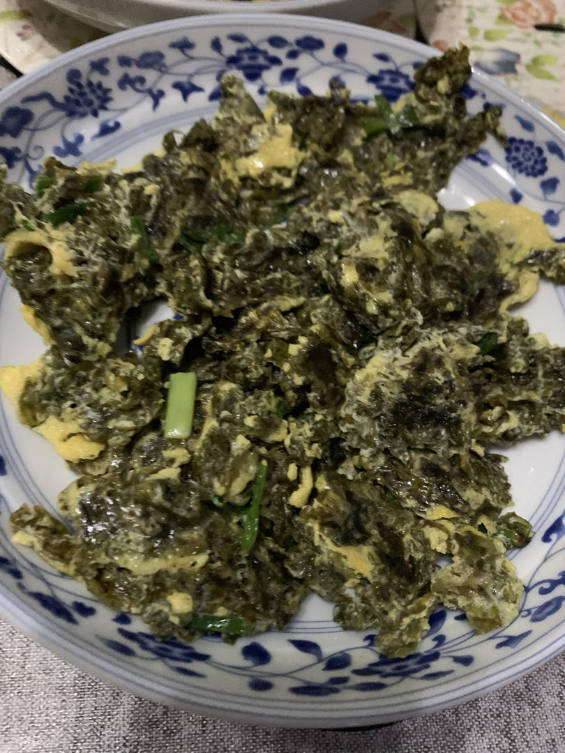紫菜炒鸡蛋