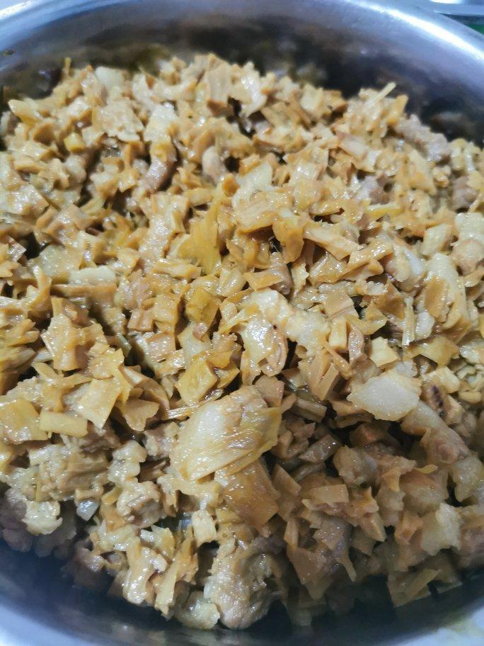 笋干肉末（包子馅）