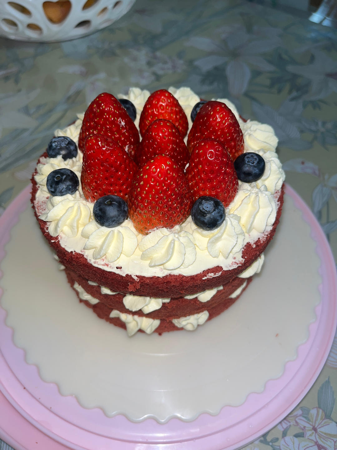 暖心红丝绒蛋糕［6寸绵软戚风版 ］